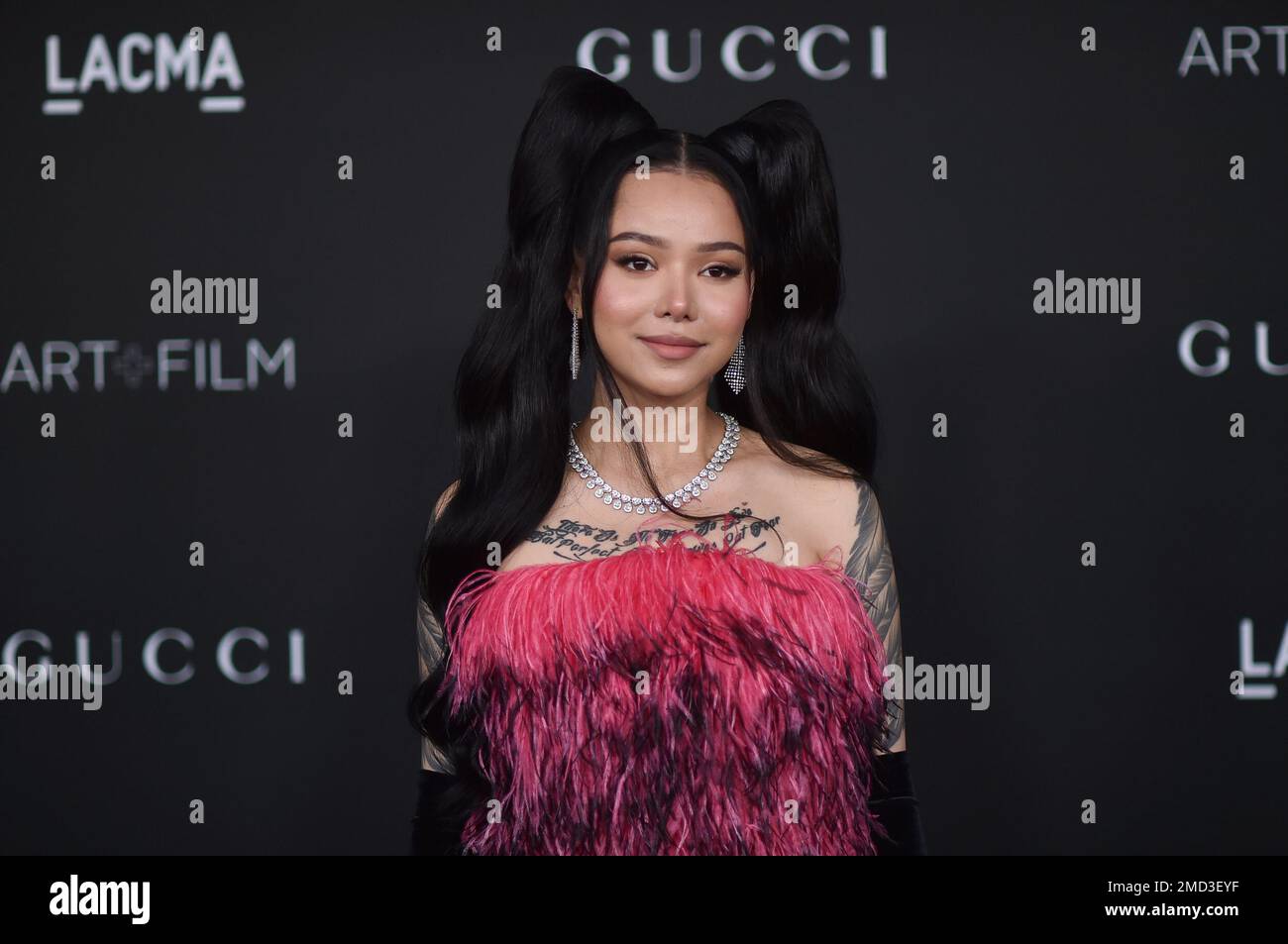 Bella Poarch arrives at the LACMA Art + Film Gala on Saturday, Nov. 6