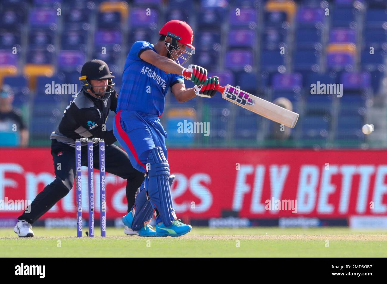 Afghanistan's Najibullah Zadran bats during the Cricket Twenty20 World