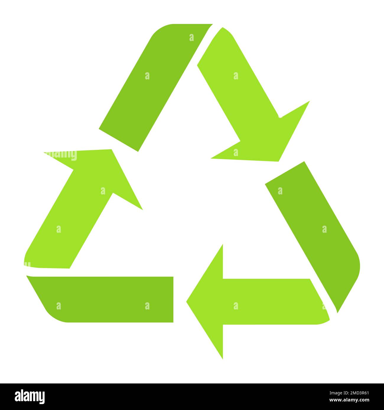 Recycle symbol flat icon, eco and delivery, arrows sign vector graphics ...