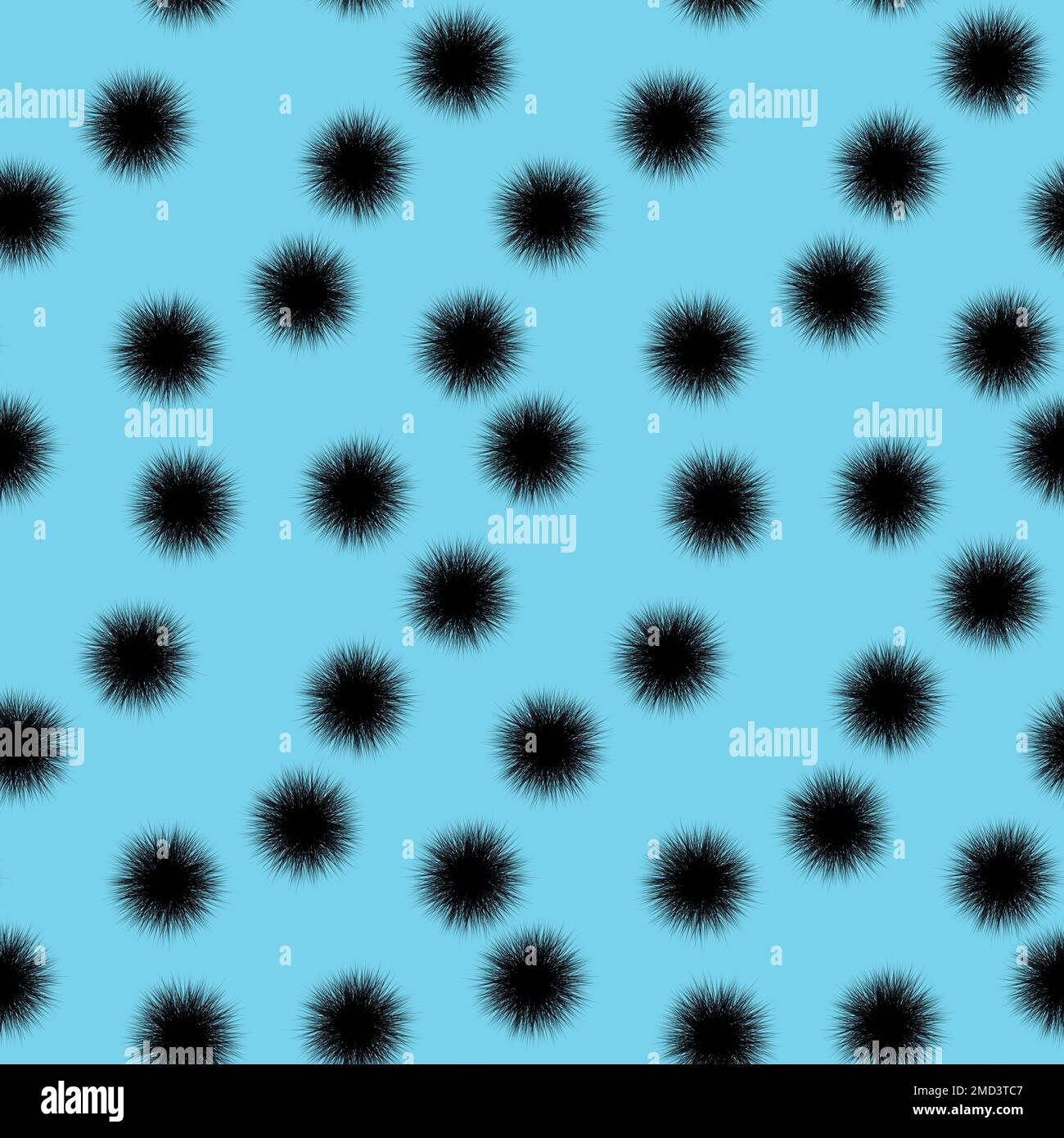 Seamless kids cartoon pattern with fluffy objects Stock Photo - Alamy