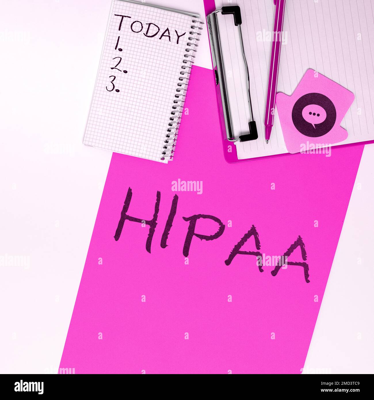 Handwriting text Hipaa, Business showcase Acronym stands for Health