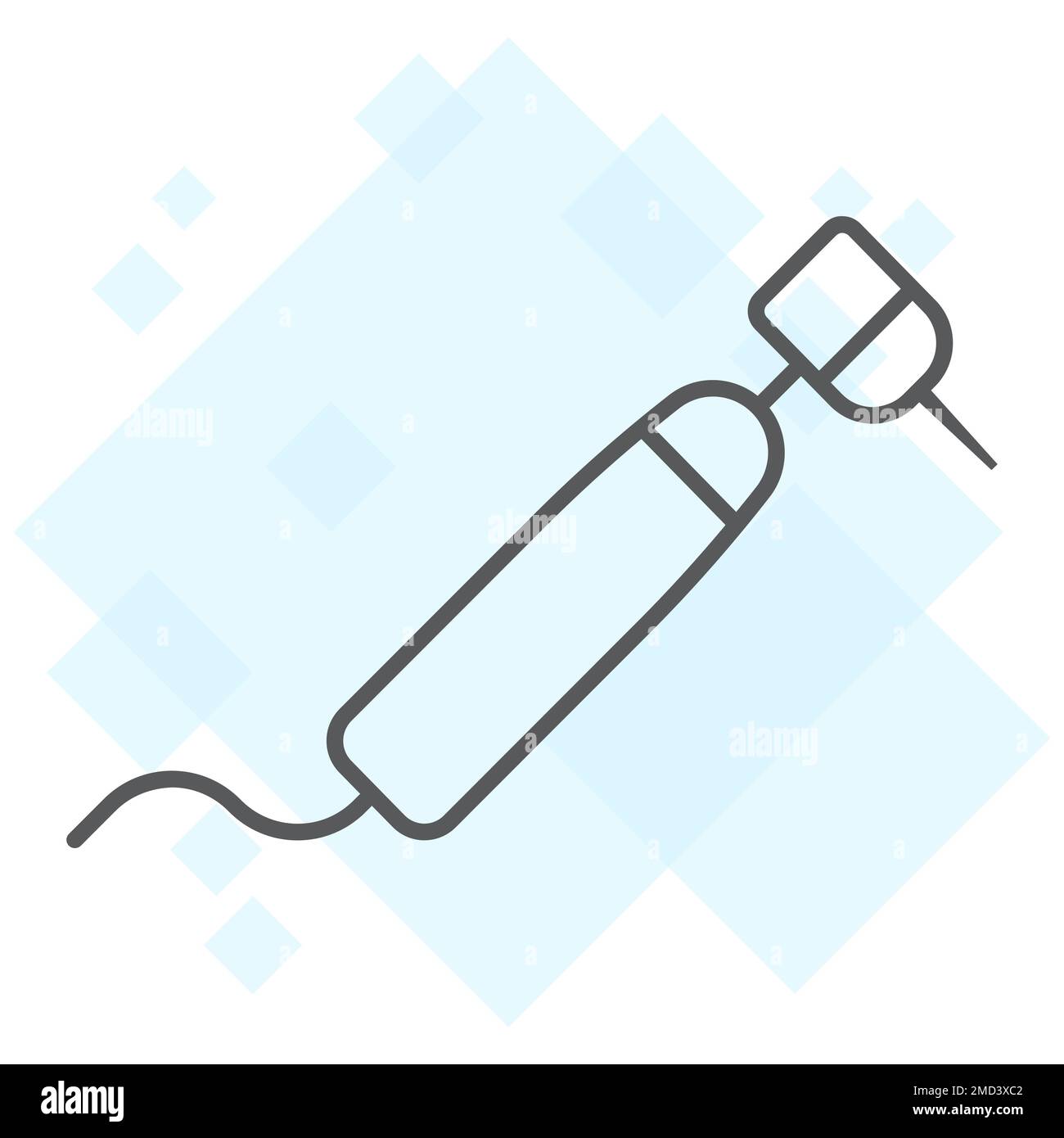 Dental drill thin line icon, stomatology and dental, dentistry sign ...
