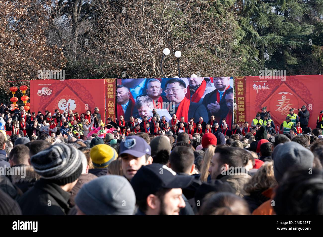 Milan, Italy, 21 January 2023 - Happy chinese new year 2023 year of the ...
