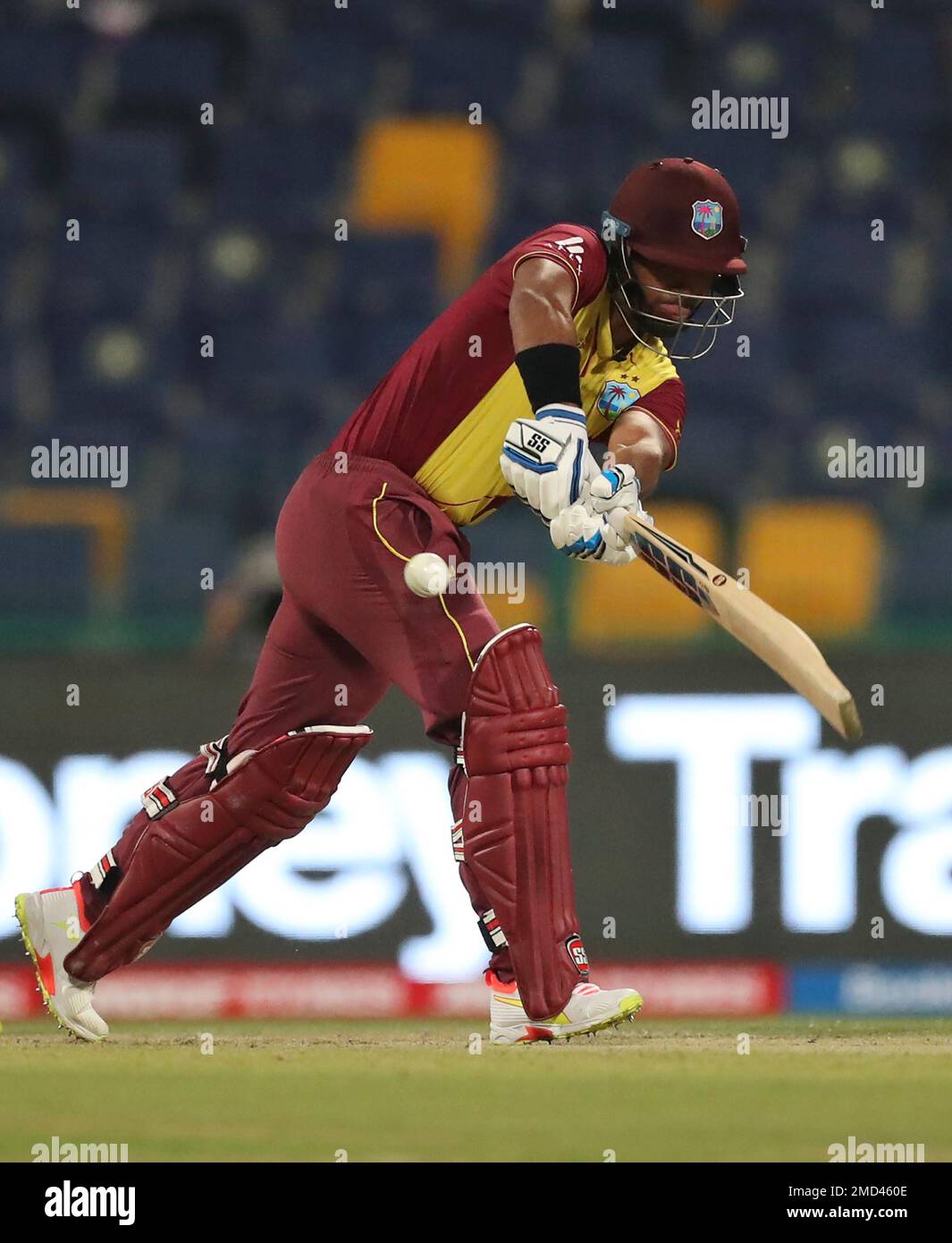 Sri Lanka's Chamika Karunaratne bats during the Cricket Twenty20 World