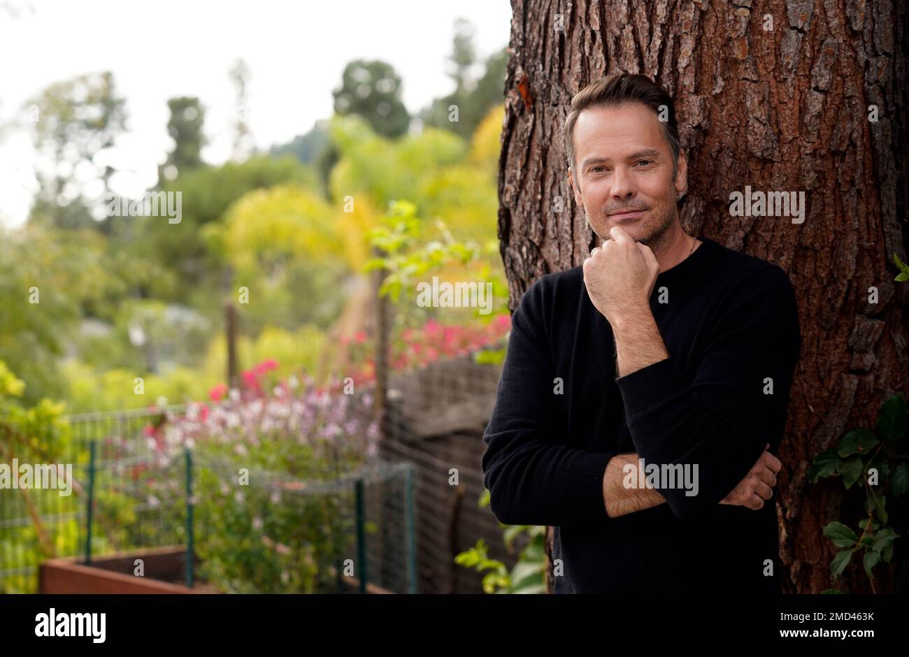 Actor Barry Watson poses for a portrait at home, Friday, Oct. 22, 2021