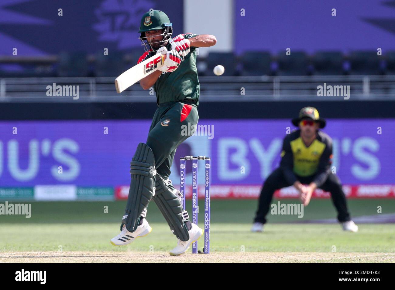 Bangladesh's captain Mohammad Mahmudullah bats during the Cricket ...