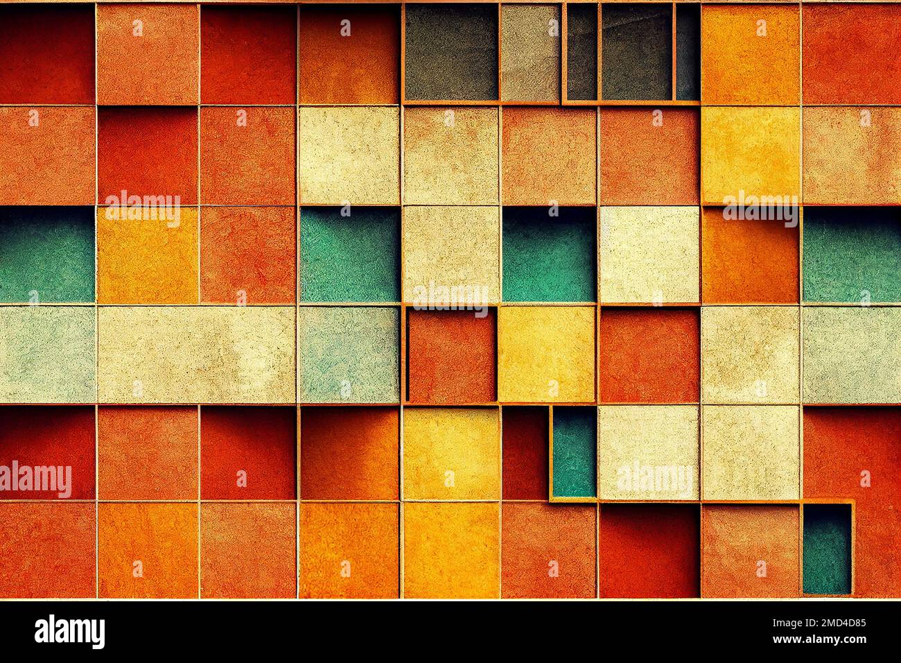 Squares abstract background texture Stock Photo