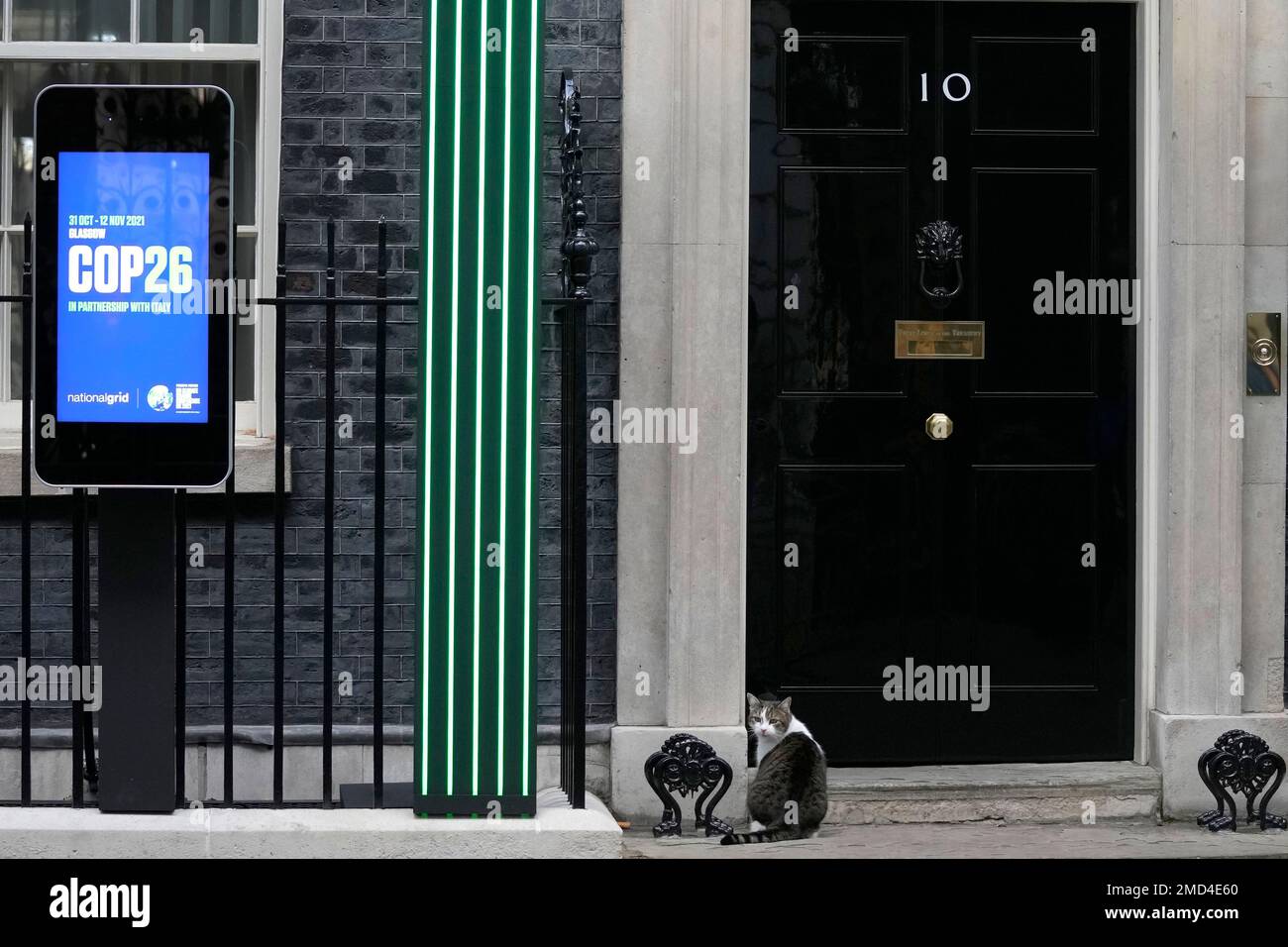 Larry the Cat, Britain's Chief Mouser to the Office sits at 10