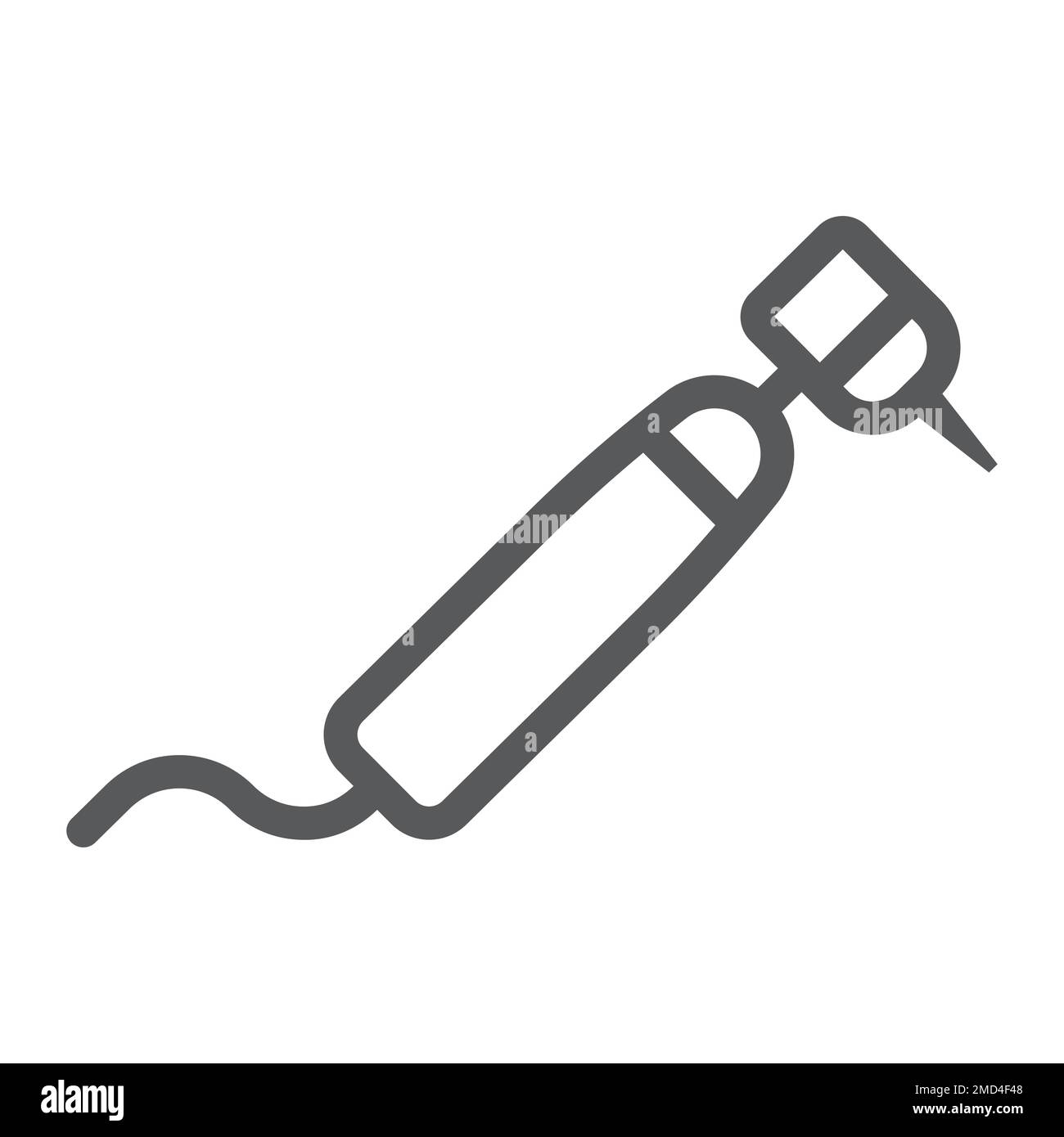 Dental drill line icon, stomatology and dental, dentistry sign vector ...