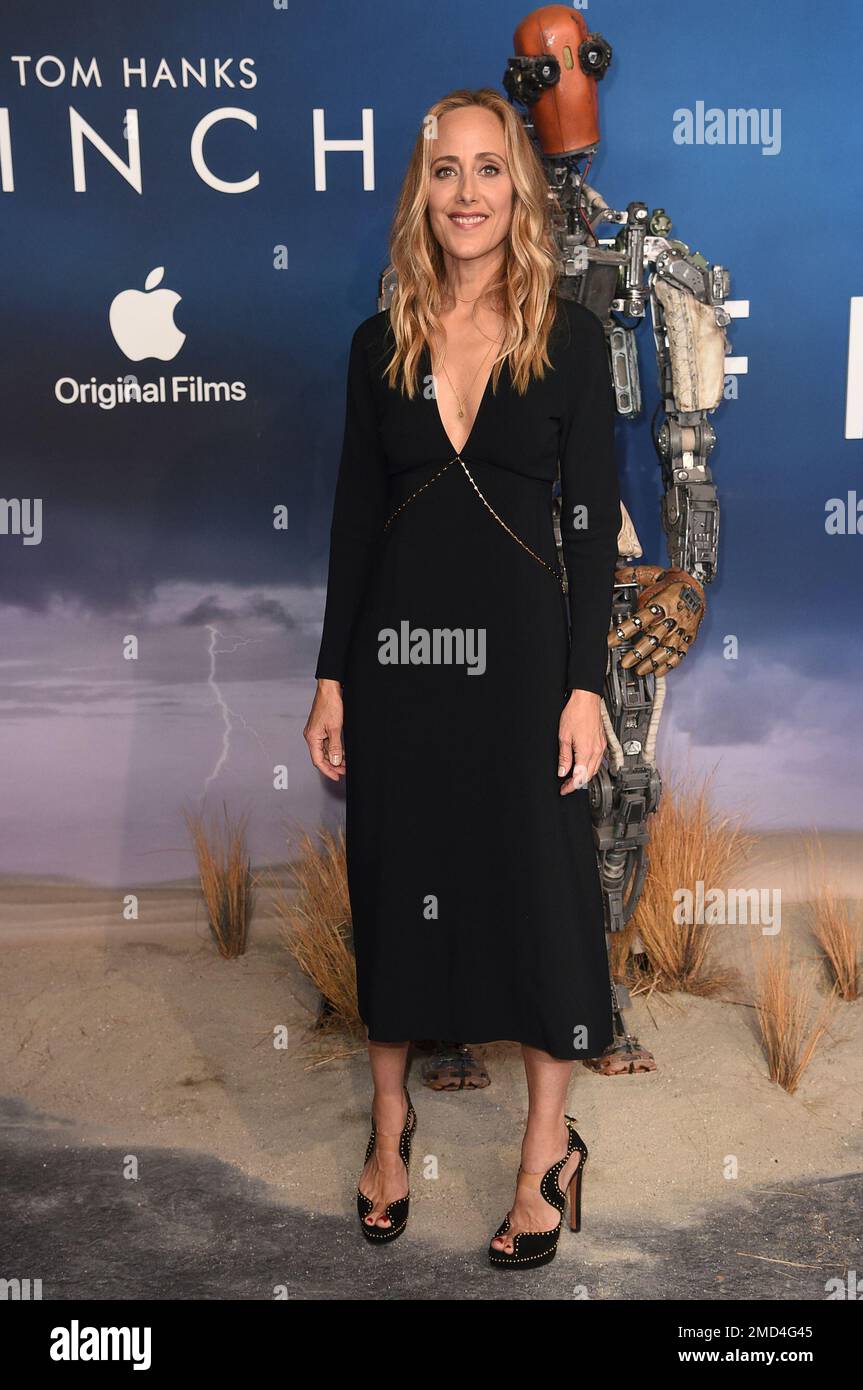 Kim Raver arrives at the premiere of 