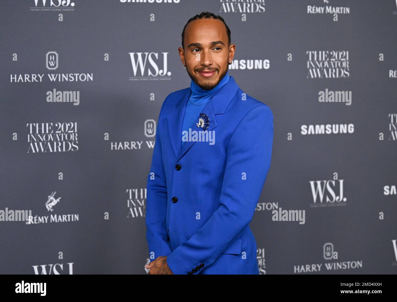 Honoree Lewis Hamilton attends the WSJ. Magazine Innovator Awards at