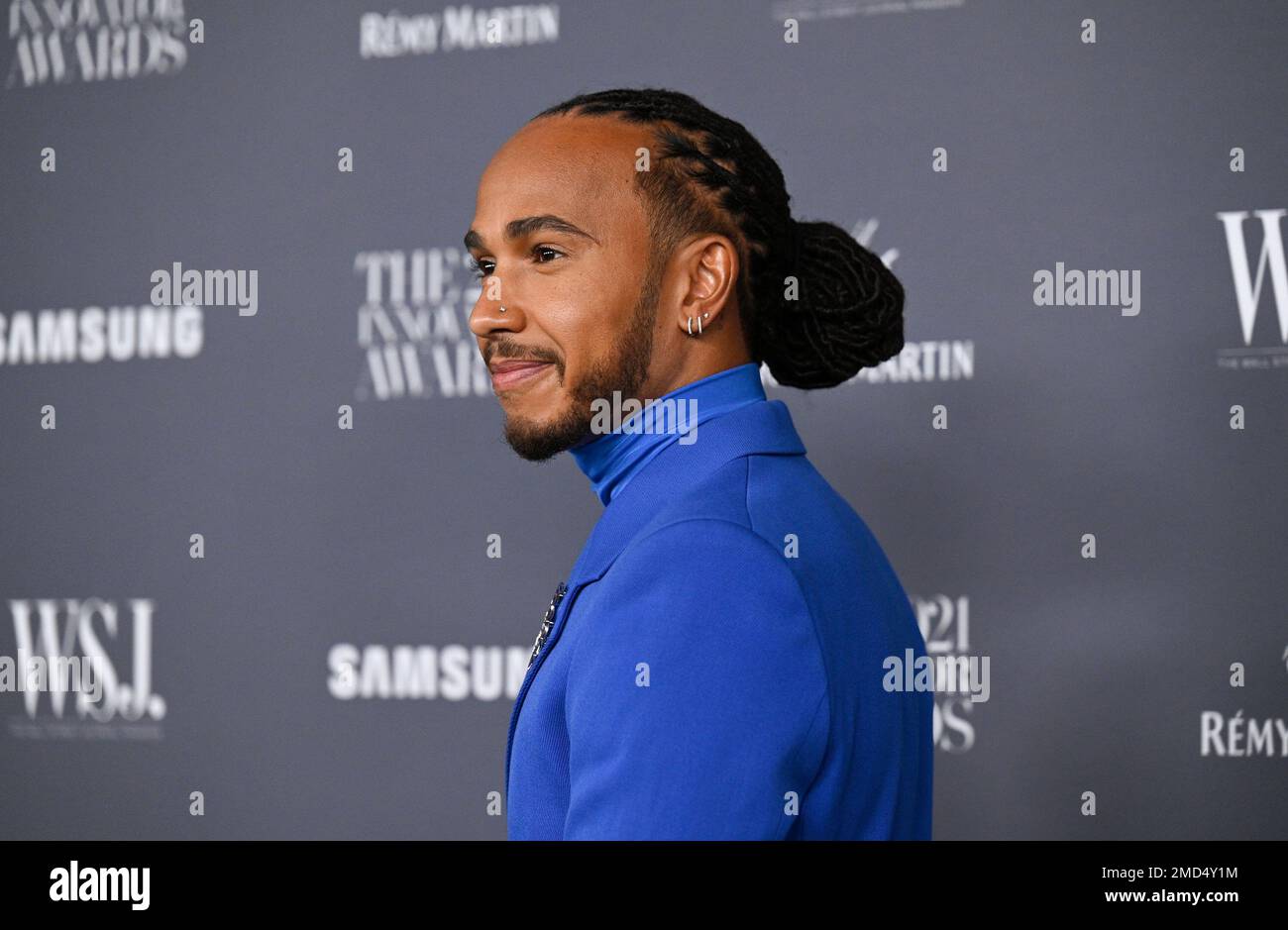Honoree Lewis Hamilton attends the WSJ. Magazine Innovator Awards at