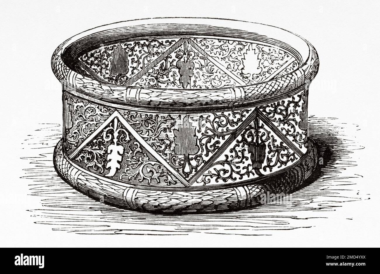 Gallic bracelet. The Arts of the Middle Ages and at the Period of the Renaissance by Paul Lacroix, 1874 Stock Photo