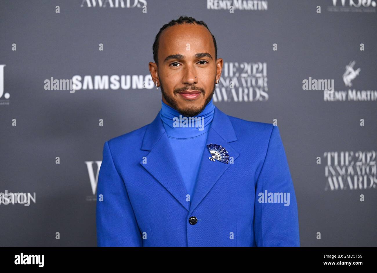 Honoree Lewis Hamilton attends the WSJ. Magazine Innovator Awards at