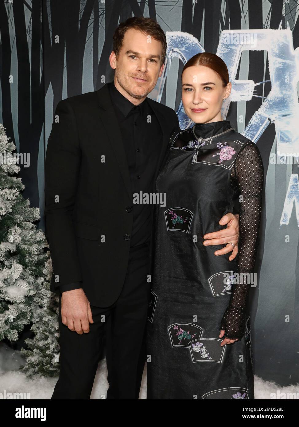 Actor Michael C. Hall, left, and his wife, writer Morgan Macgregor