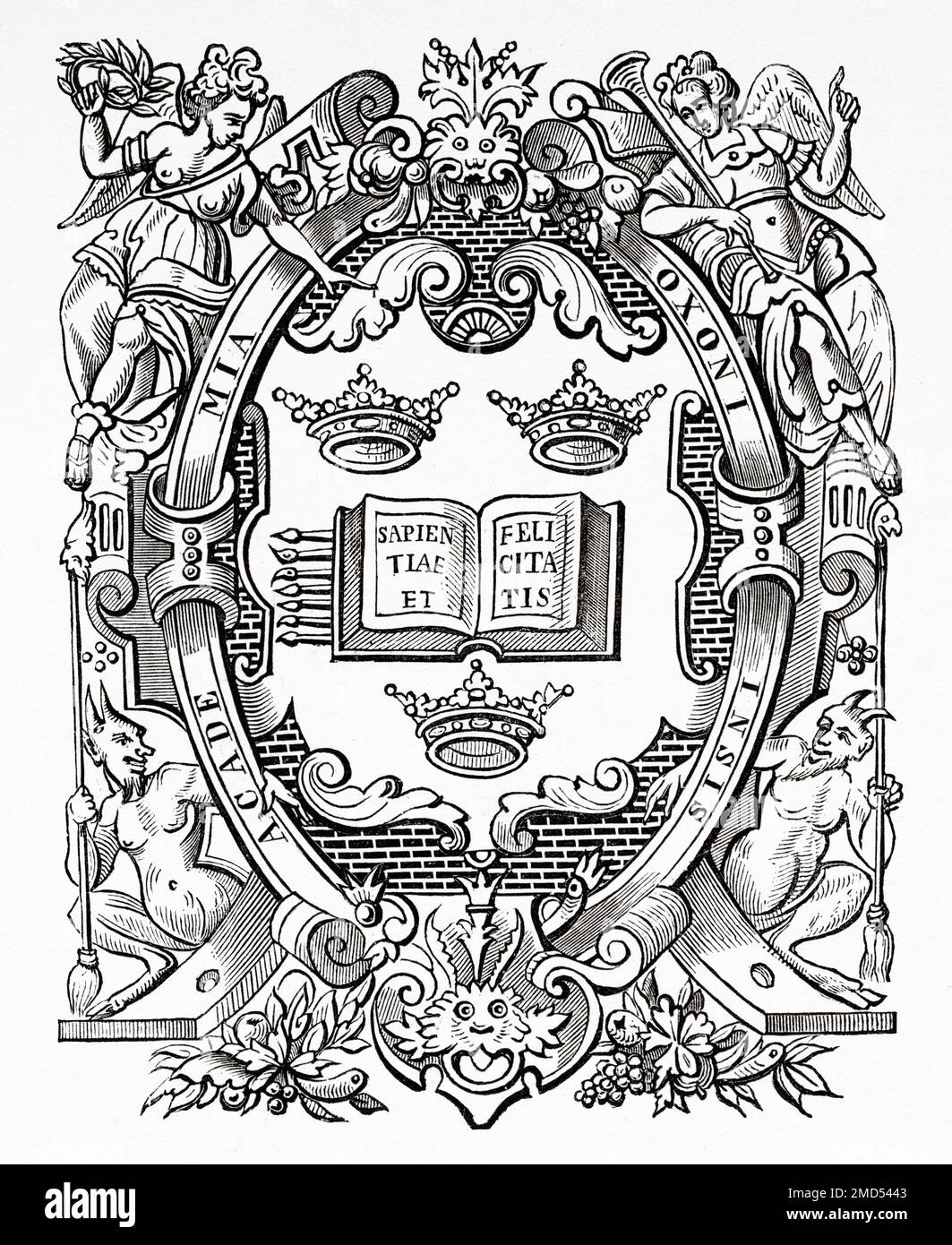 England,Seal of the University of Oxford in which appears a book bound