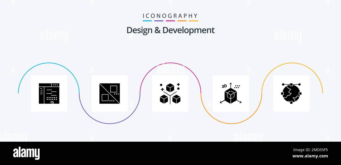 Design and Development Glyph 5 Icon Pack Including programing ...