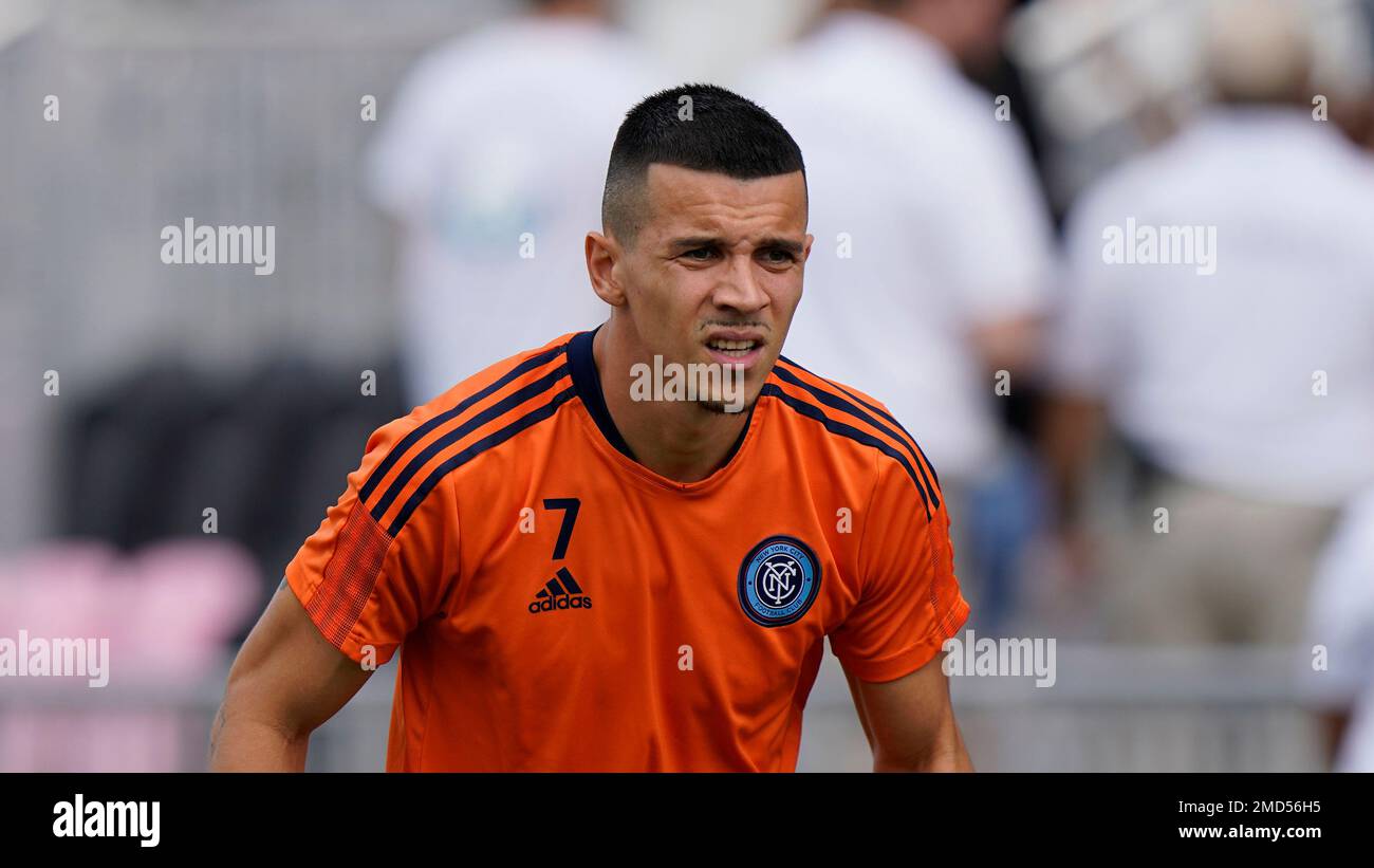 New York City FC midfielder Alfredo Morales is shown, Saturday, Oct. 30