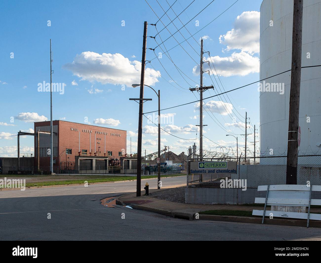 Mill Creek Pumping Station Stock Photo Alamy