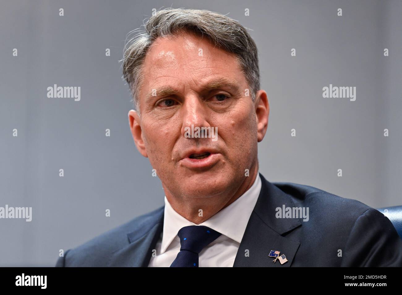 Australian Deputy Prime Minister Of Defense Richard Marles Hi-res Stock ...