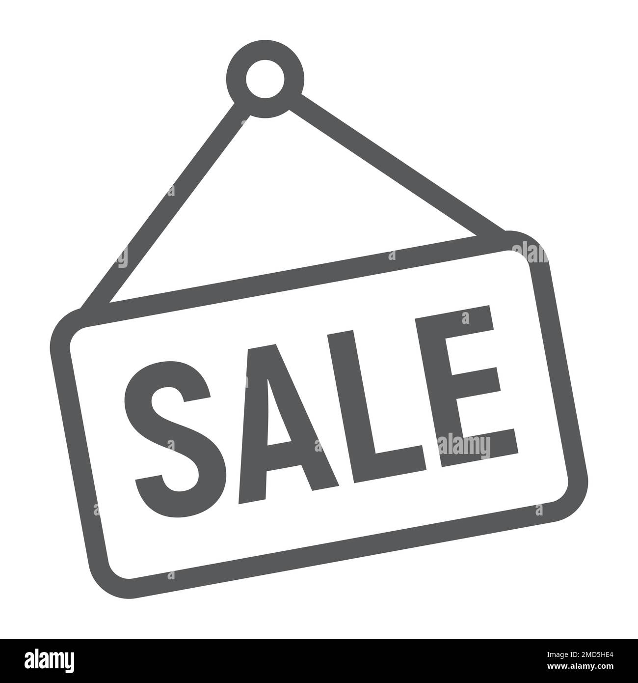 Sale line icon, e commerce and marketing, label sign vector graphics, a ...