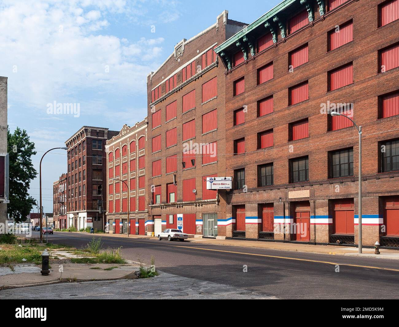 Industrial buildings in north St. Louis Stock Photo Alamy