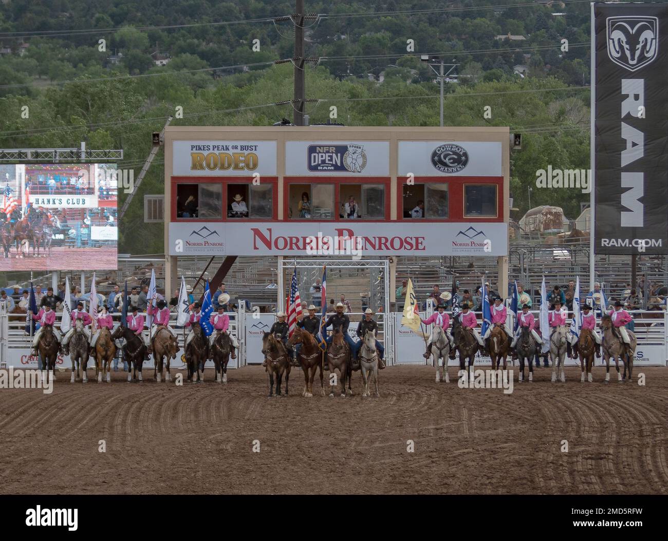 Fort Carson Rodeo Riders The Fort Carson Mounted Color Guard presents the 4th Infantry Division ...