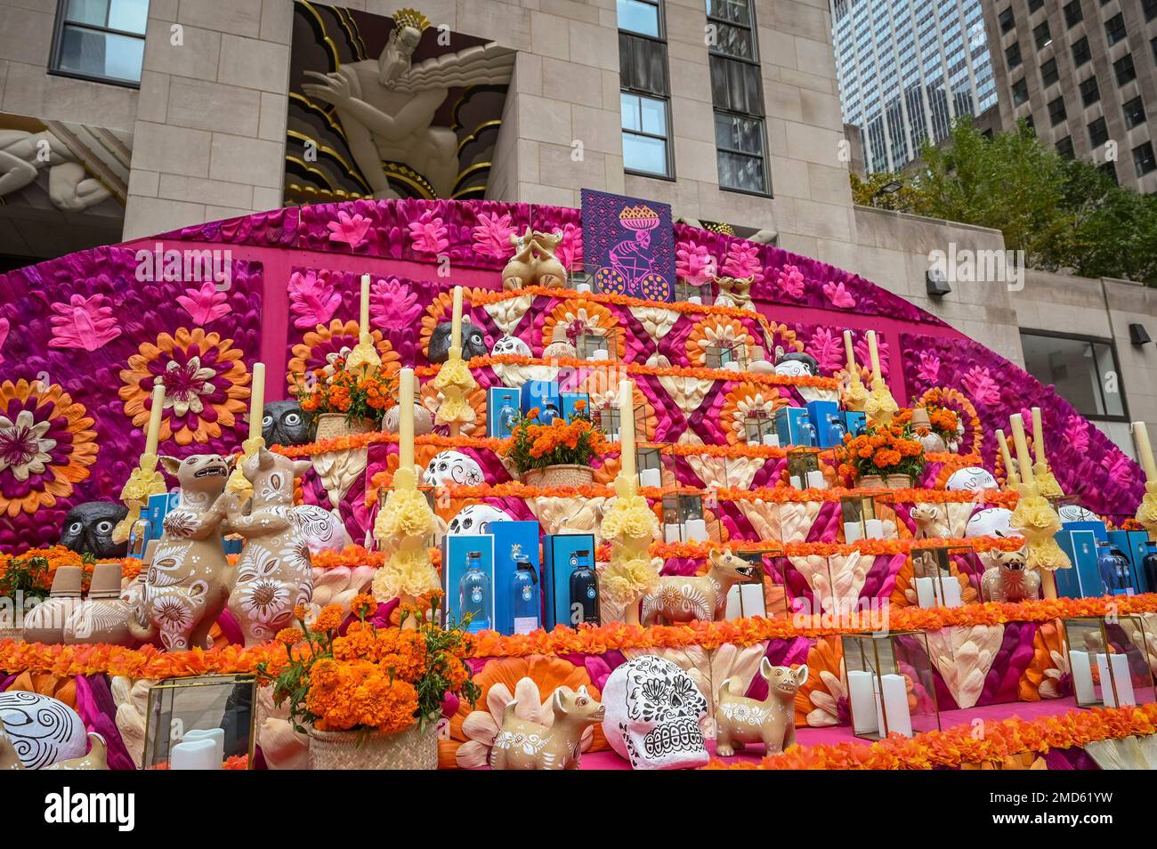As part of Mexico Week Día de Muertos at Rockefeller Center, an