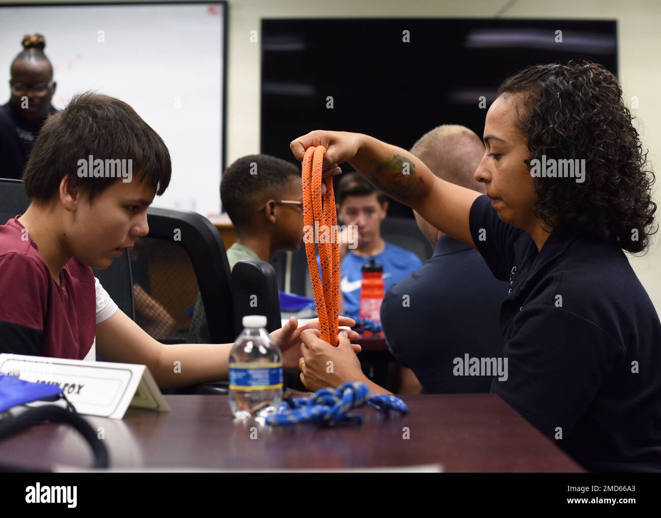 Crystal Casas, 17th Civil Engineer Squadron firefighter driver operator