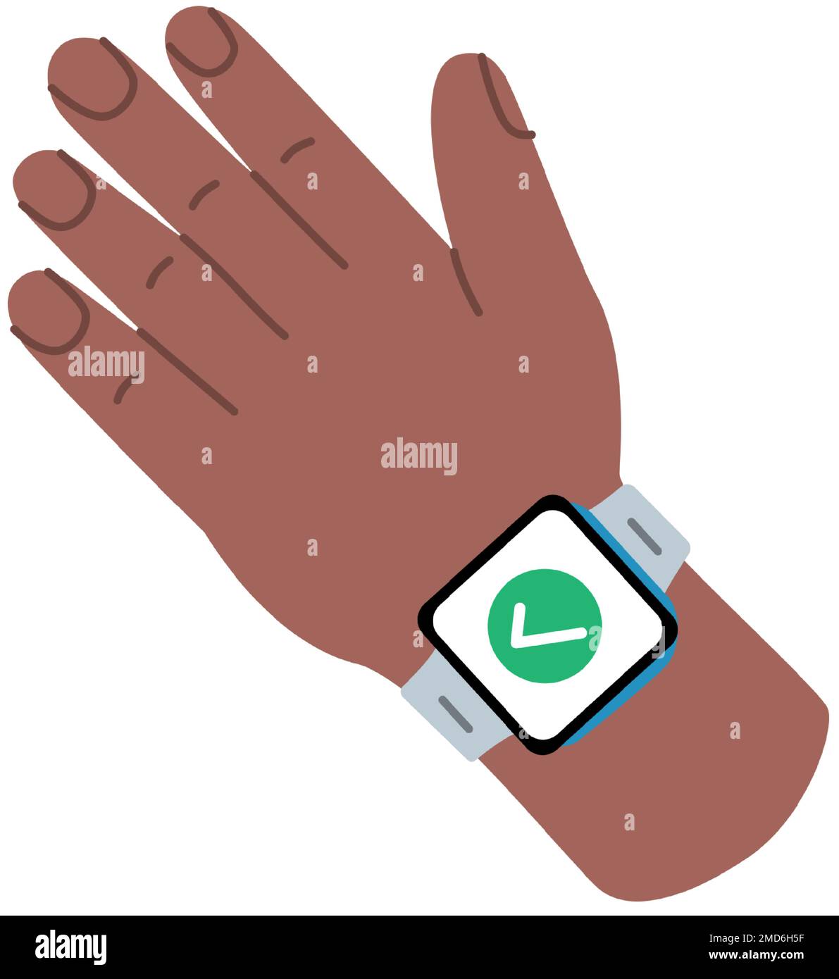 Watch with NFC technology. Smart watch payment. Mobile banking app and