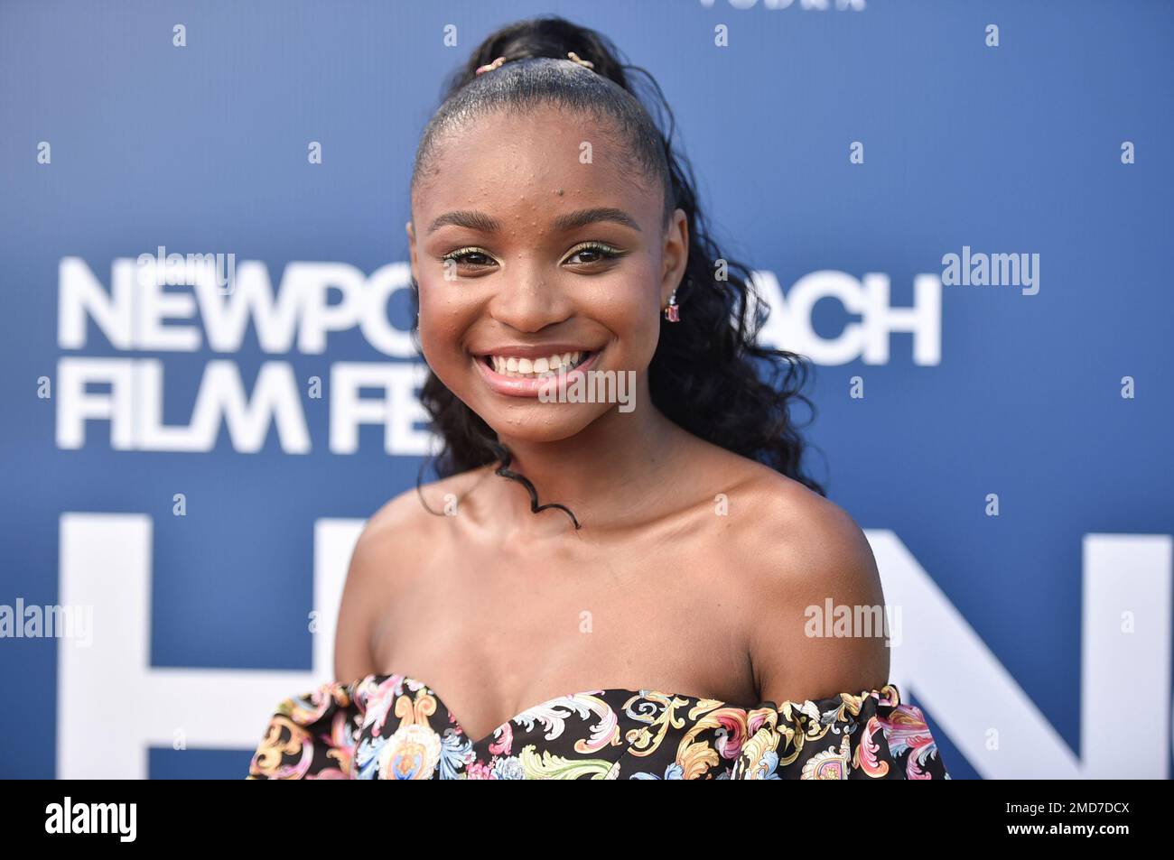 Saniyya Sidney arrives at the Newport Beach Film Festival 2021 Festival