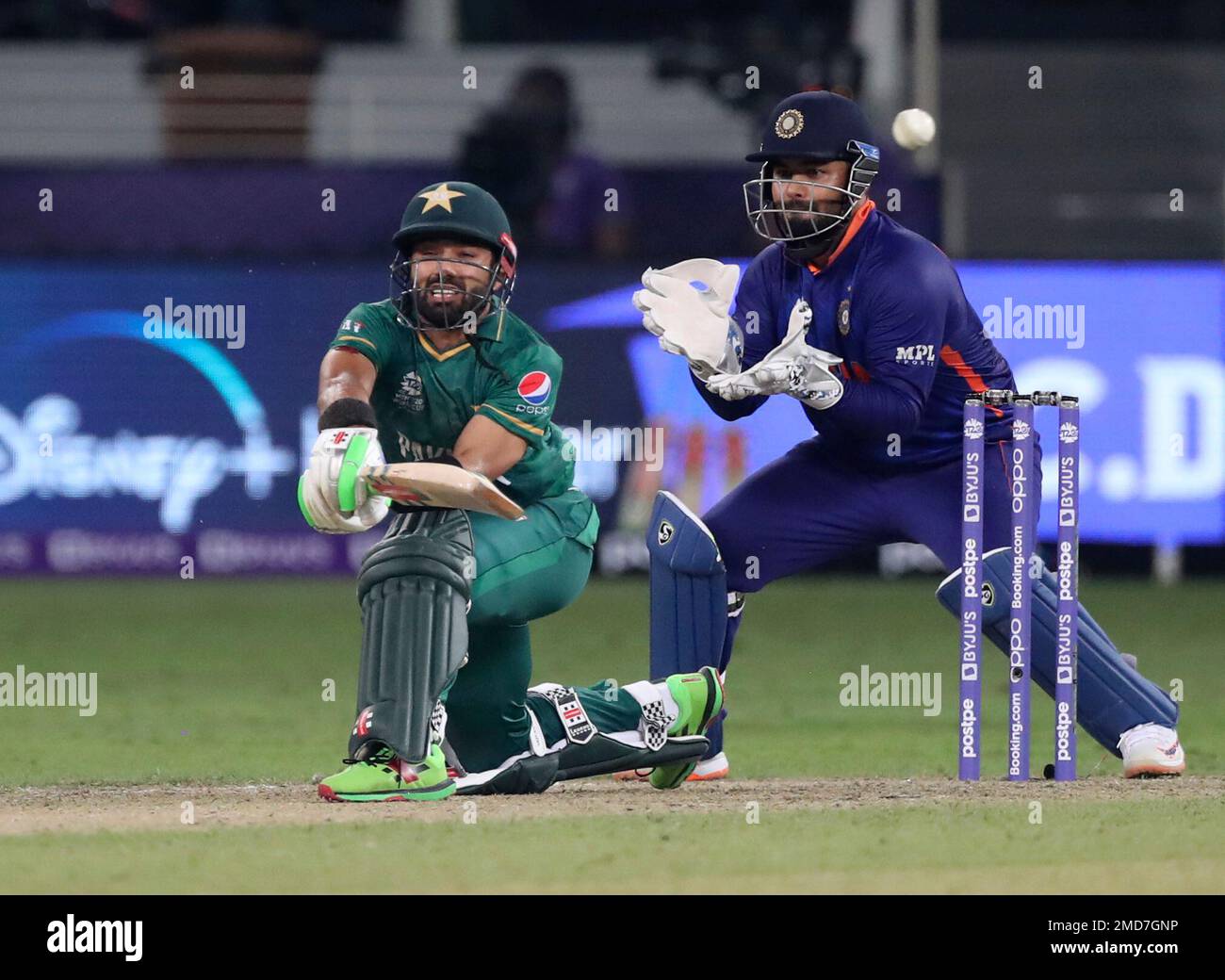 Pakistan's Mohammad Rizwan bats during the Cricket Twenty20 World Cup ...