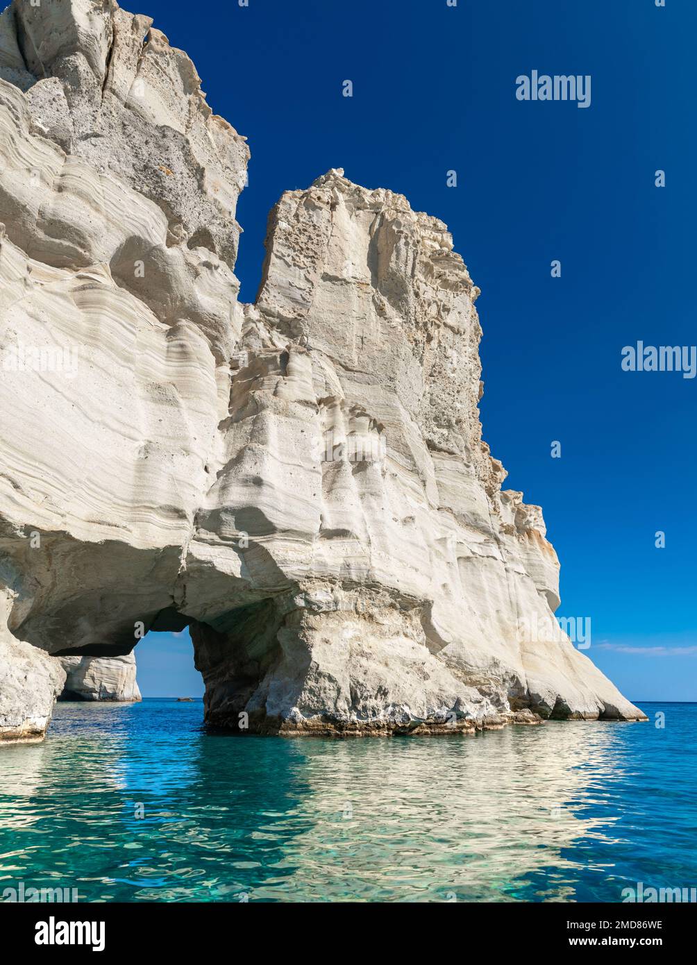 Kleftiko sea caves swim hi-res stock photography and images - Alamy