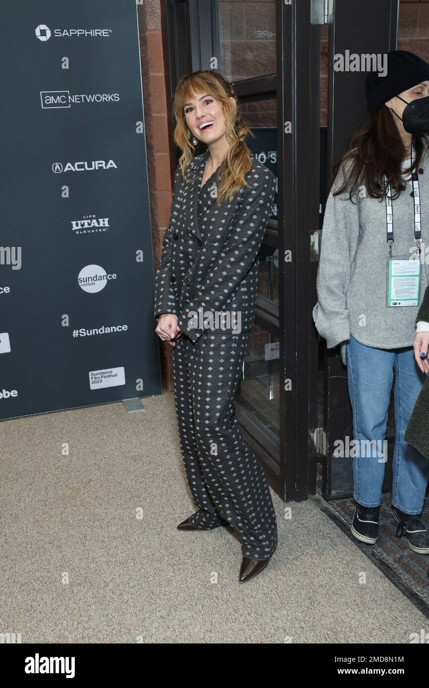Park City, UT, USA. 22nd Jan, 2023. Debby Ryan at arrivals for SHORTCOMINGS Premiere at Sundance Film Festival 2023, Eccles Theater, Park City, UT January 22, 2023. Credit: JA/Everett Collection/Alamy Live News Stock Photo