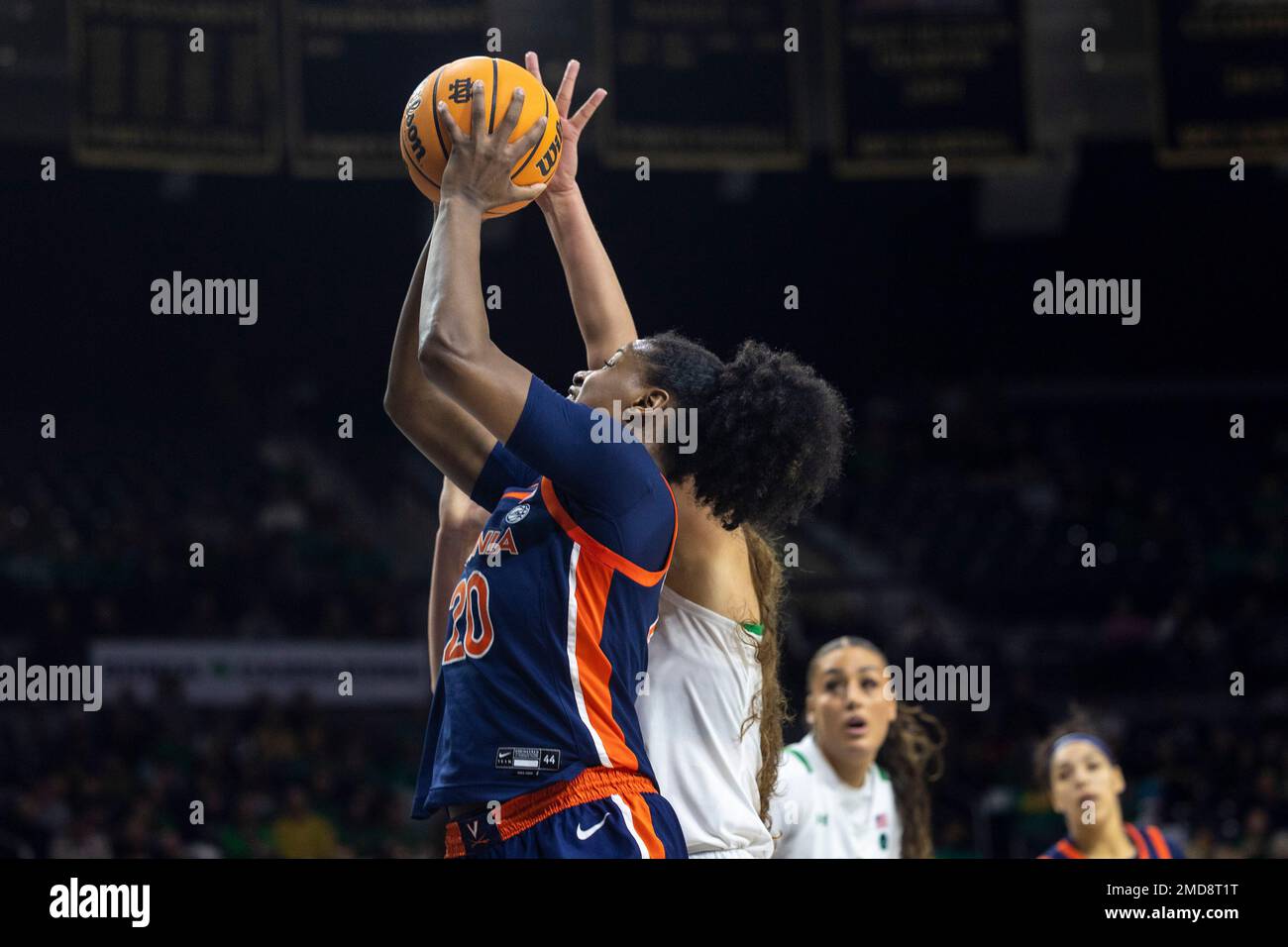 South Bend, Indiana, USA. 22nd Jan, 2023. Virginia forward Camryn