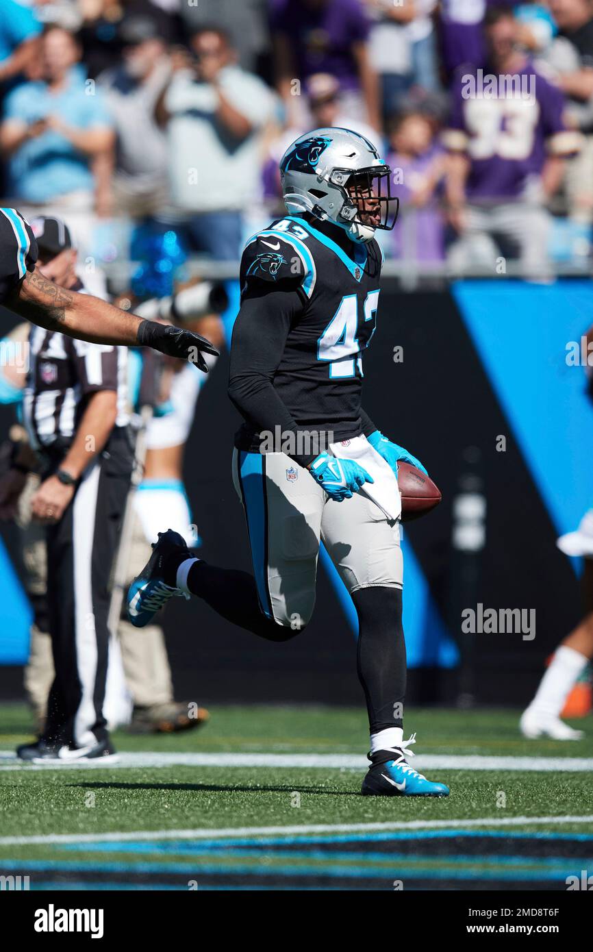 Carolina Panthers linebacker Haason Reddick (43) celebrates after ...