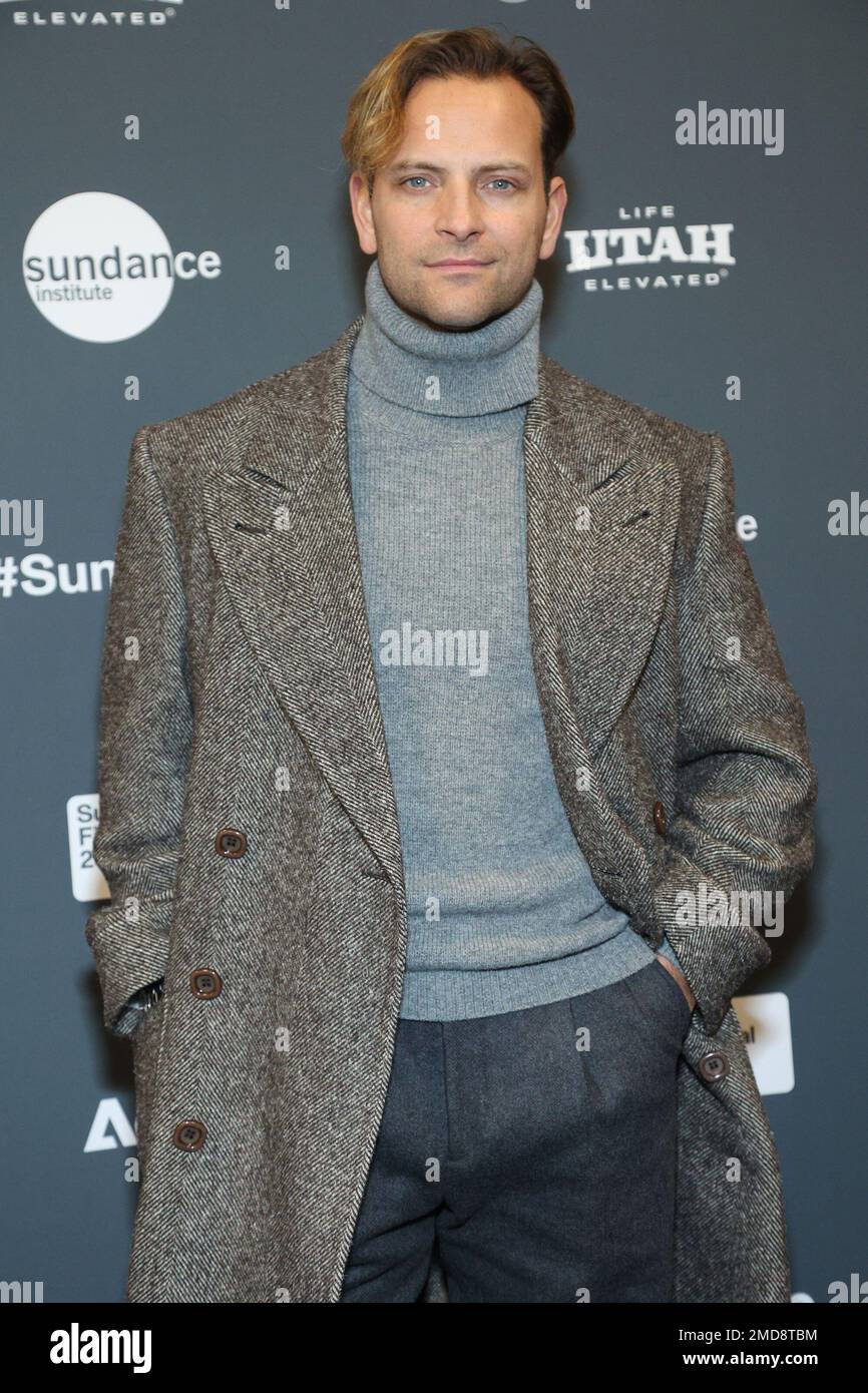 Park City, UT, USA. 21st Jan, 2023. Allessandro Borghi at arrivals for THE EIGHT MOUNTAINS Premiere at the 2023 Sundance Film Festival, The Ray Theatre, Park City, UT January 21, 2023. Credit: JA/Everett Collection/Alamy Live News Stock Photo