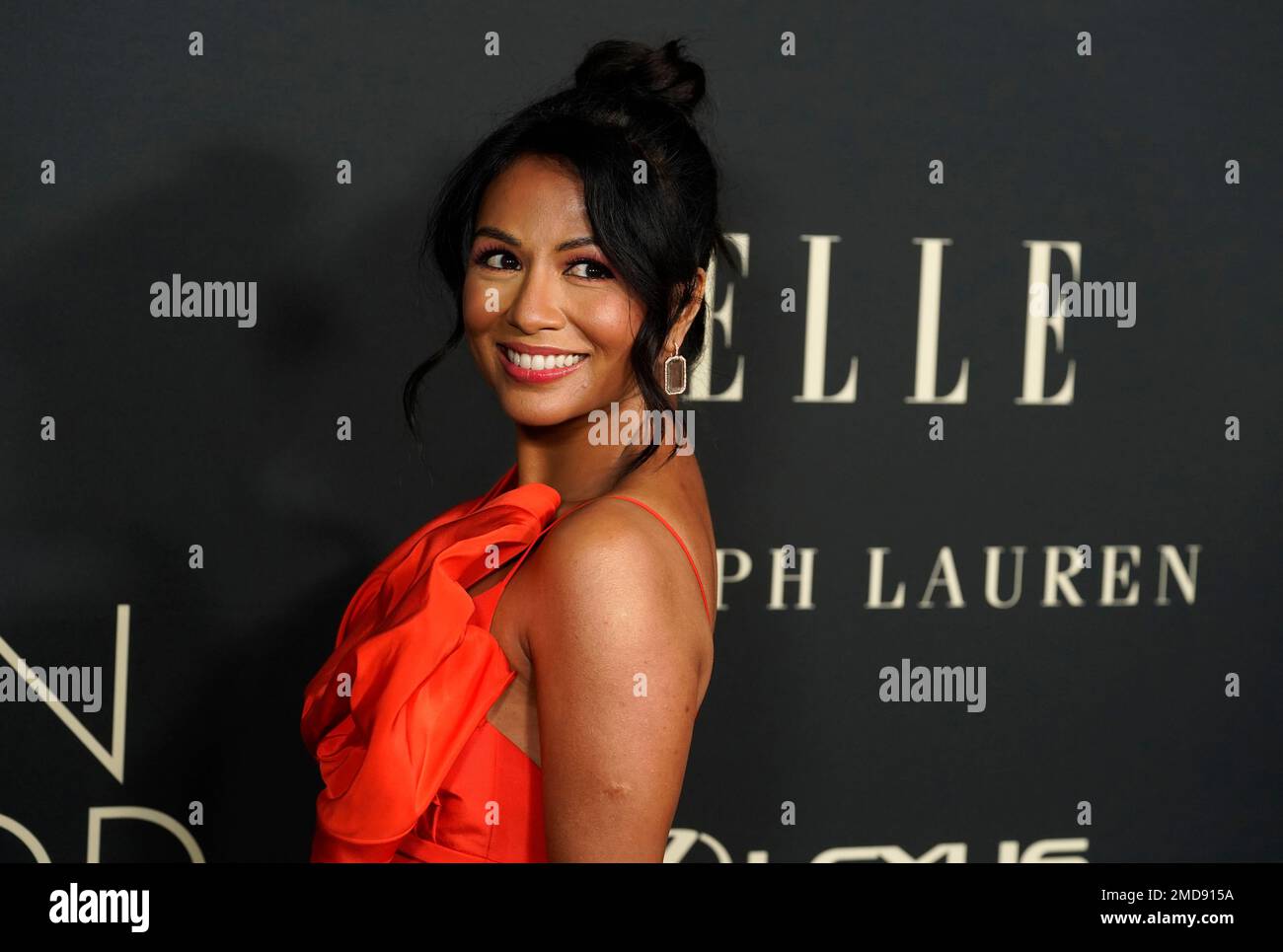 Karen David arrives at the 27th annual ELLE Women in Hollywood ...