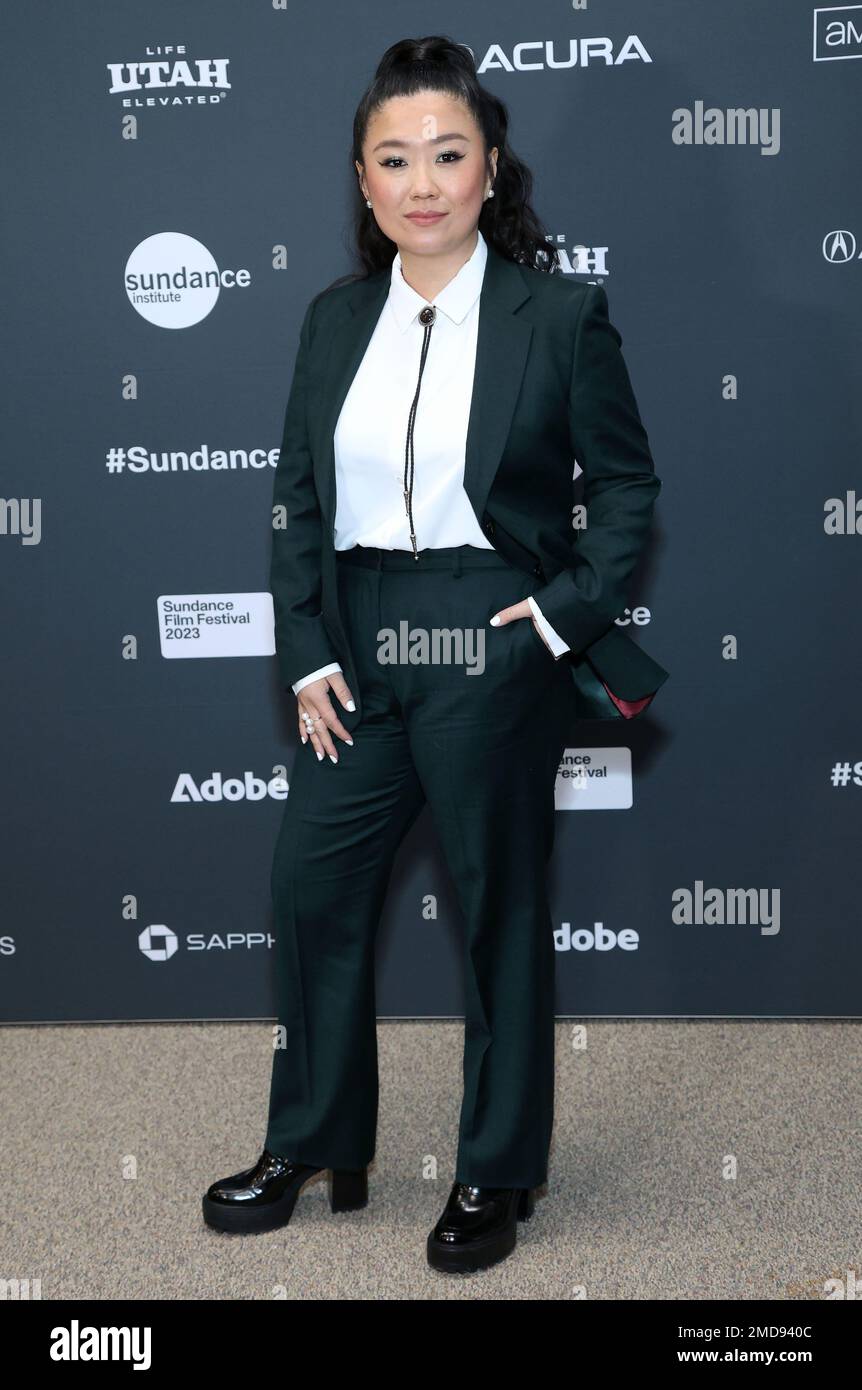 Park City, USA. 22nd Jan, 2023. Sherry Cola arriving to the