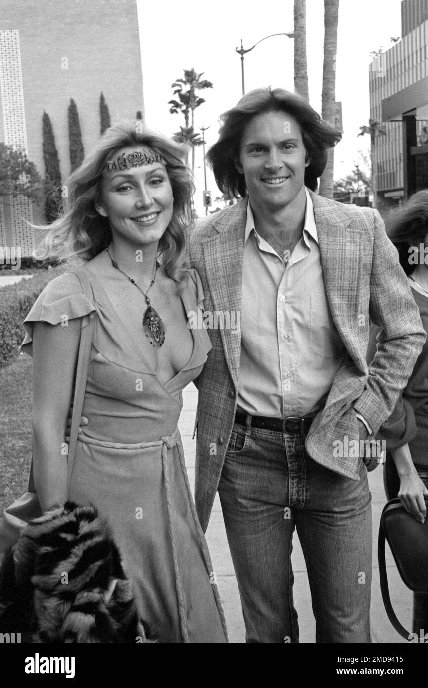 Bruce Jenner and wife Linda seen at the Academy Of Motion Picture Arts