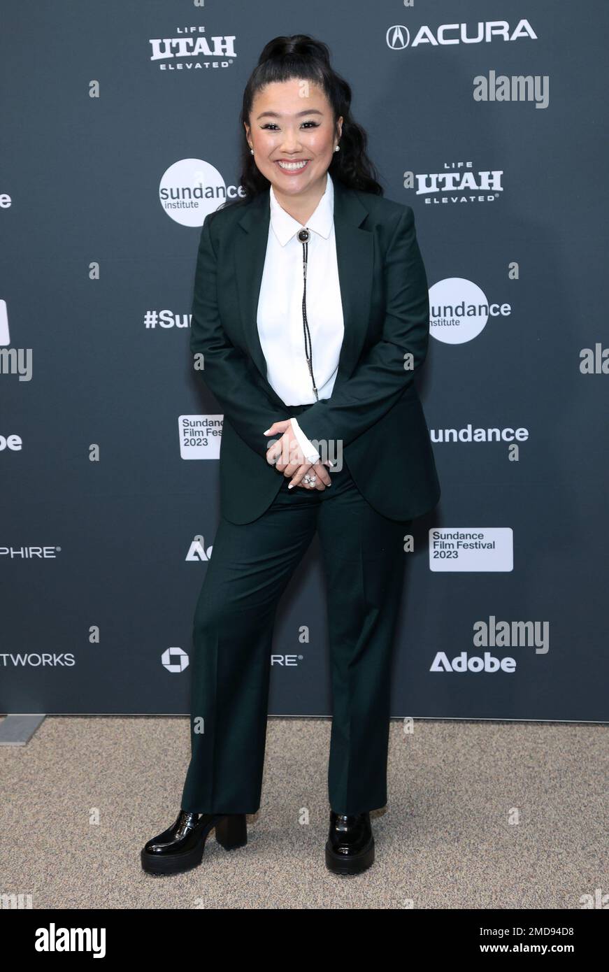 Park City, USA. 22nd Jan, 2023. Sherry Cola arriving to the