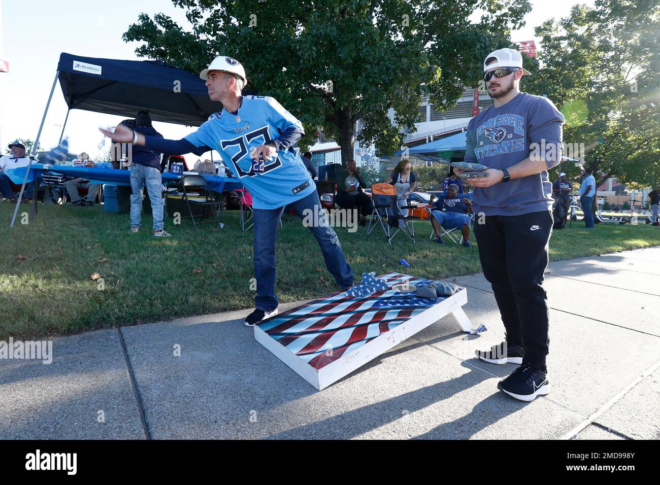 Tennessee Titans play Buffalo Bills at Nissan Stadium on Monday