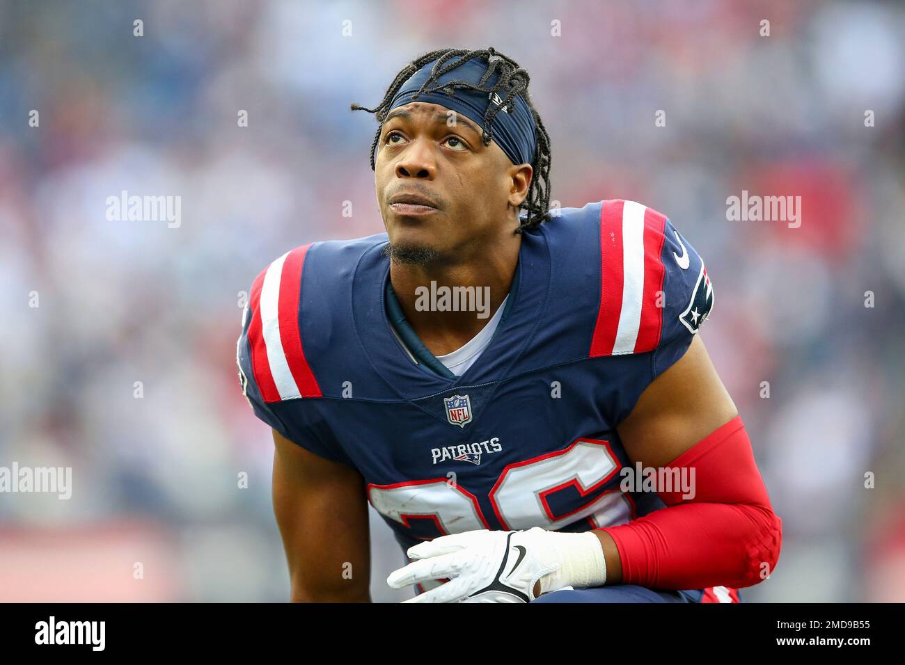 Shaun Wade of the New England Patriots reacts after giving up a