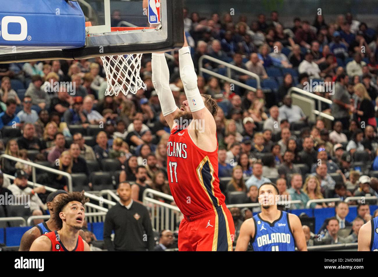 Orlando, Florida, USA, January 20, 2023, New Orleans Pelicans center ...