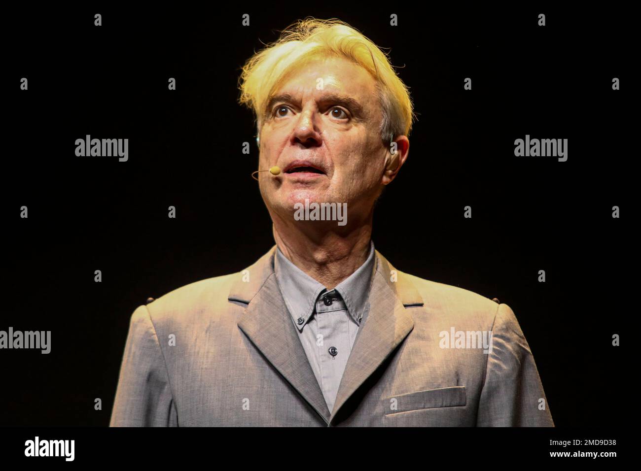 Musician David Byrne attends the Broadway reopening of "David Byrne's