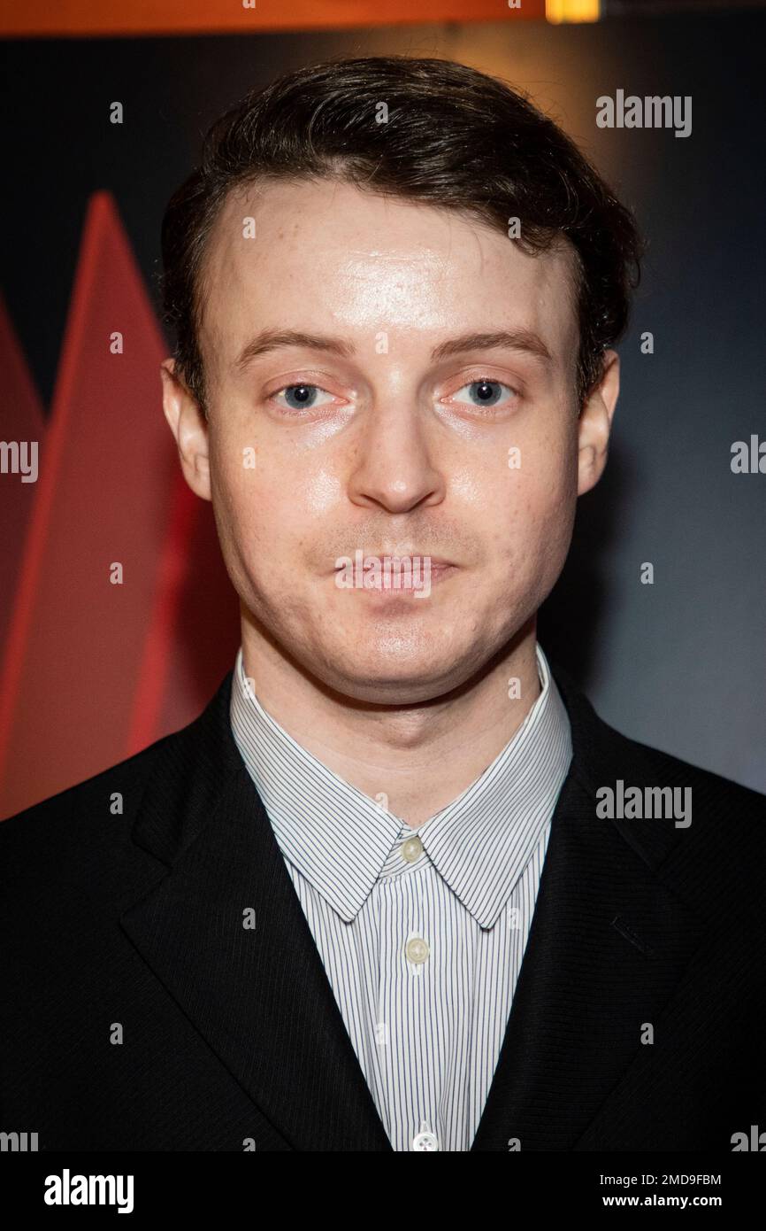 Matthew Tennyson poses for photographers upon arrival at the premiere ...