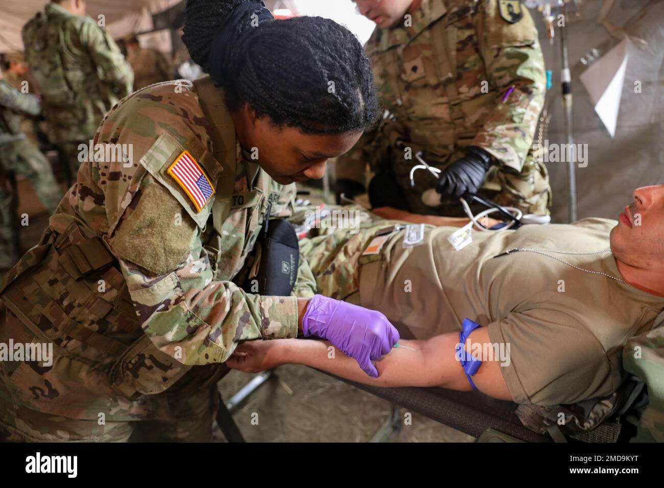 Commando Operation Pateints U.S. Soldiers assigned to the 1065th Medical Company Area Support ...