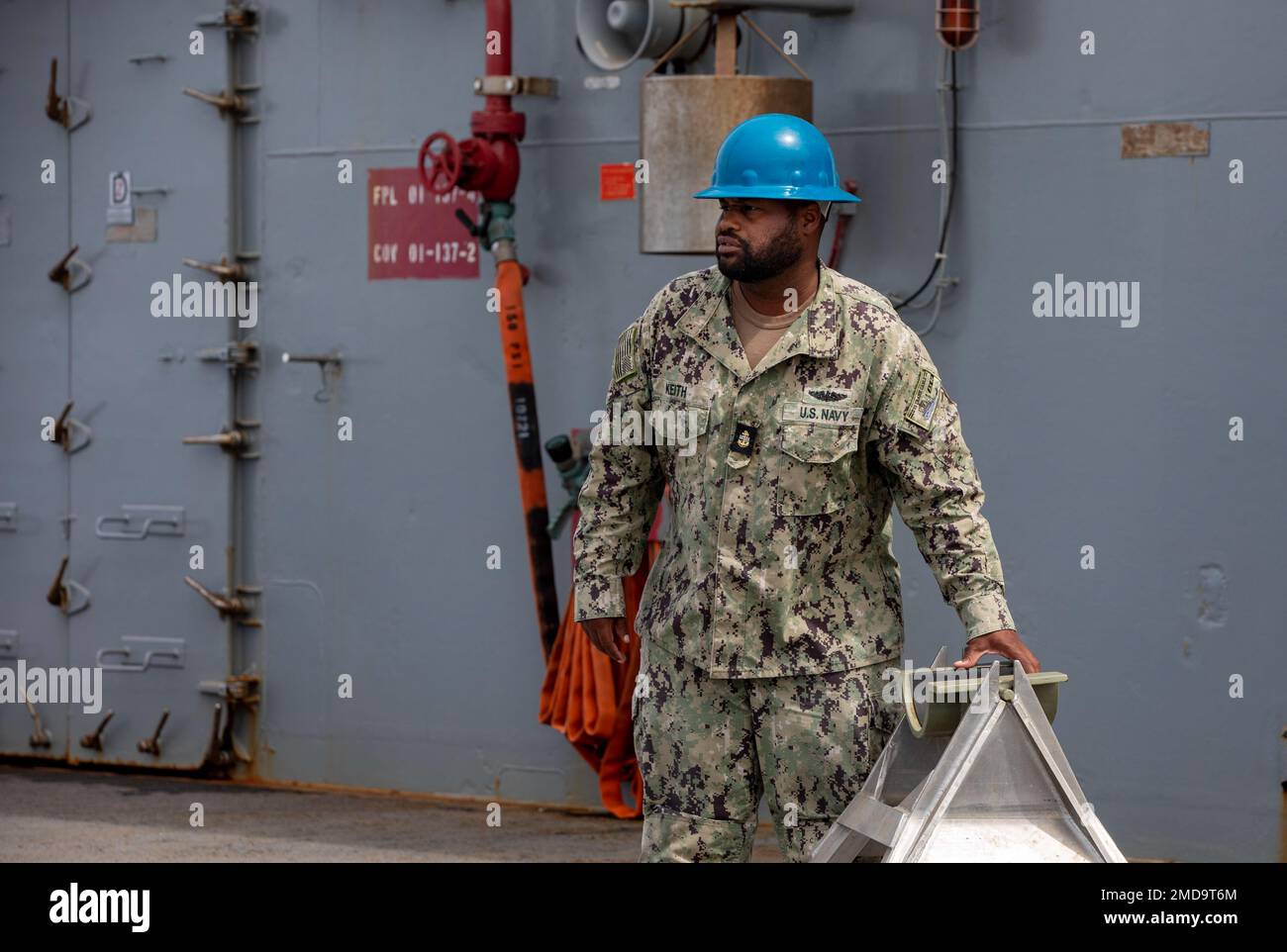 Chief Electronics APRA HARBOR, Guam (July 14, 2022) Chief Electronics Technician Arron ...