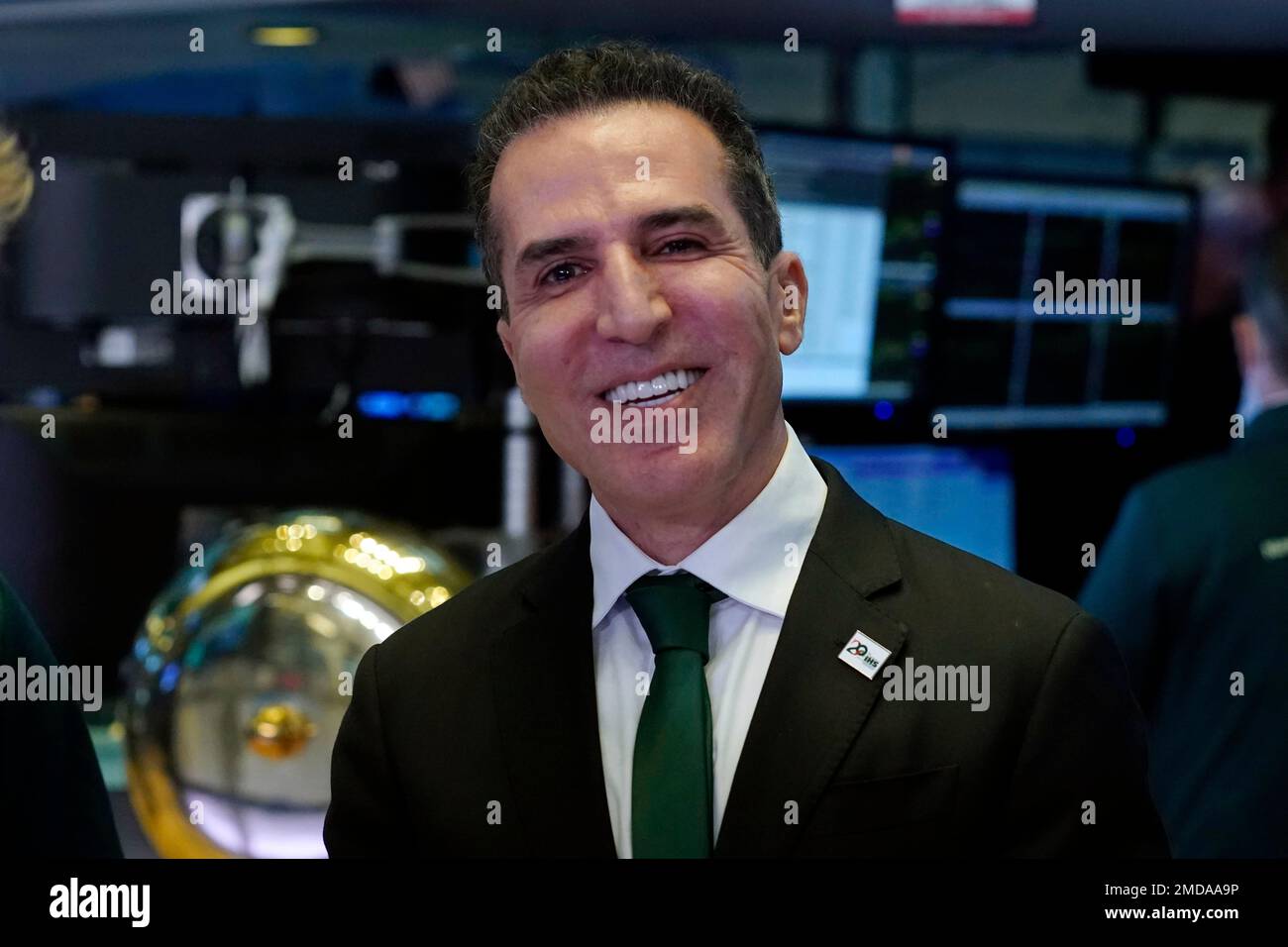 IHS Towers Chairman & CEO Sam Darwish, is photographed on the New York