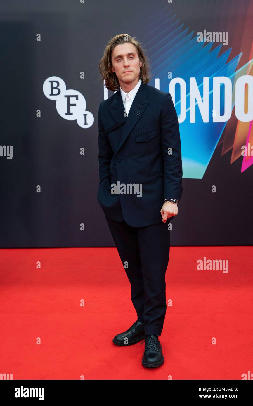 Jack Farthing poses for photographers upon arrival at the premiere of
